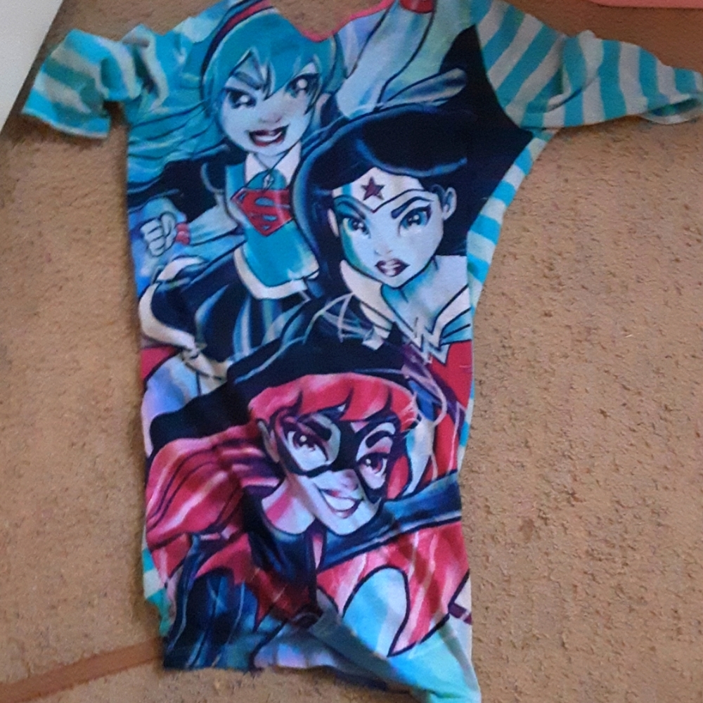 DC superhero pajama nightgown